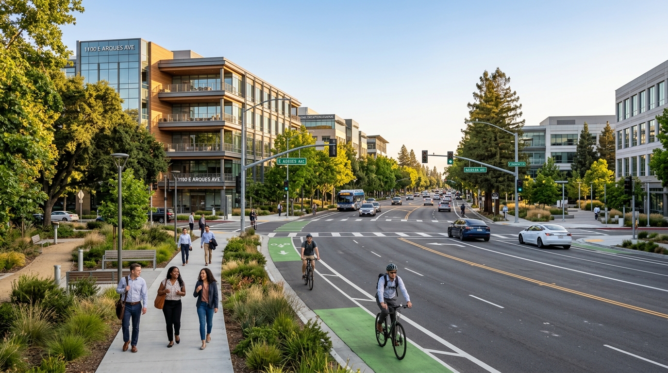 East Arques Avenue workplace and mobility improvements