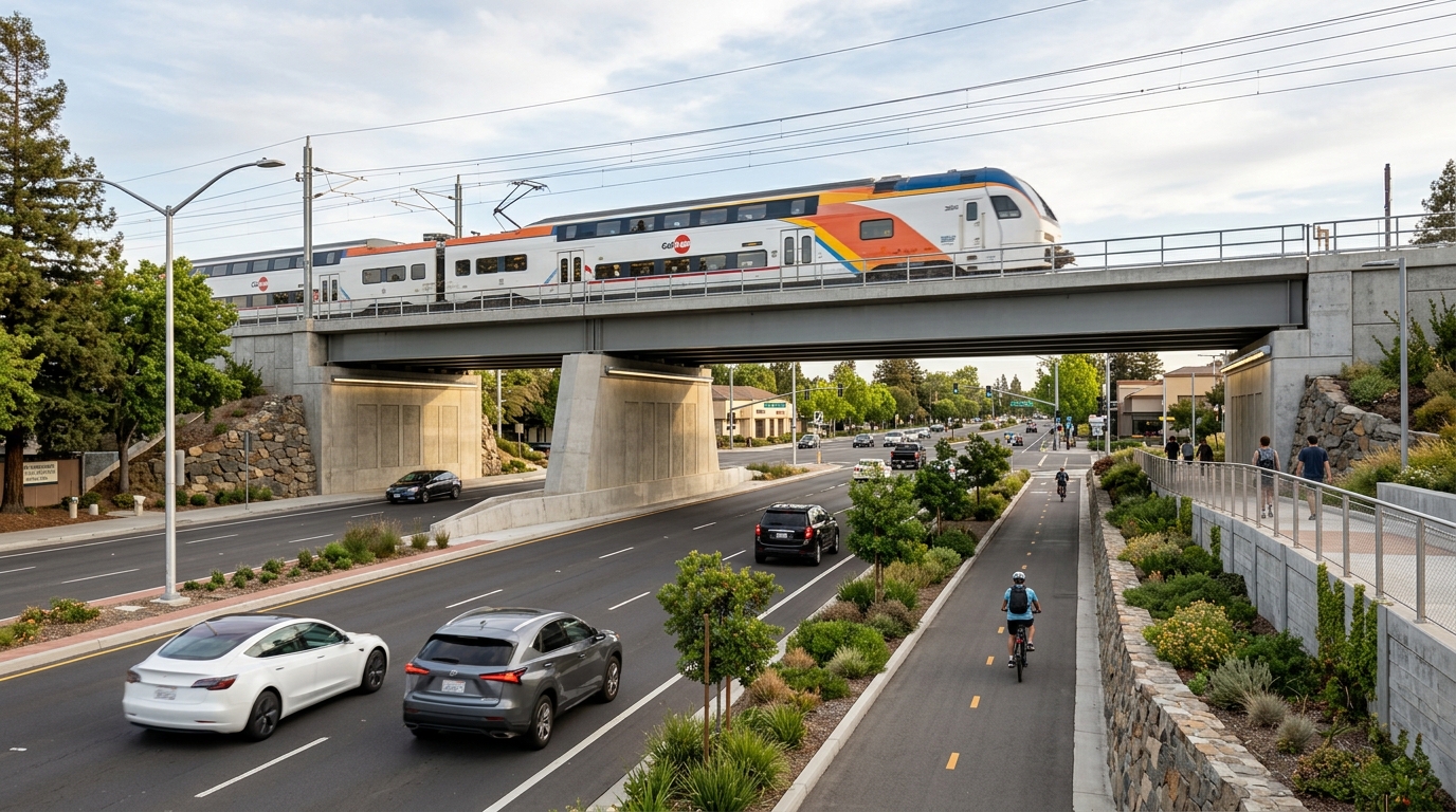 Proposed Mary Avenue Caltrain underpass in Sunnyvale