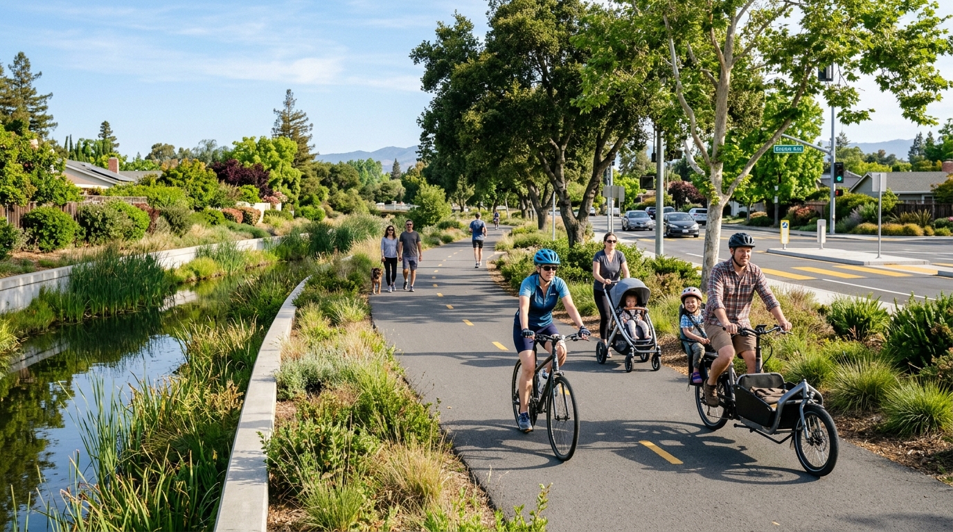 Proposed Sunnyvale bike and pedestrian trail connection